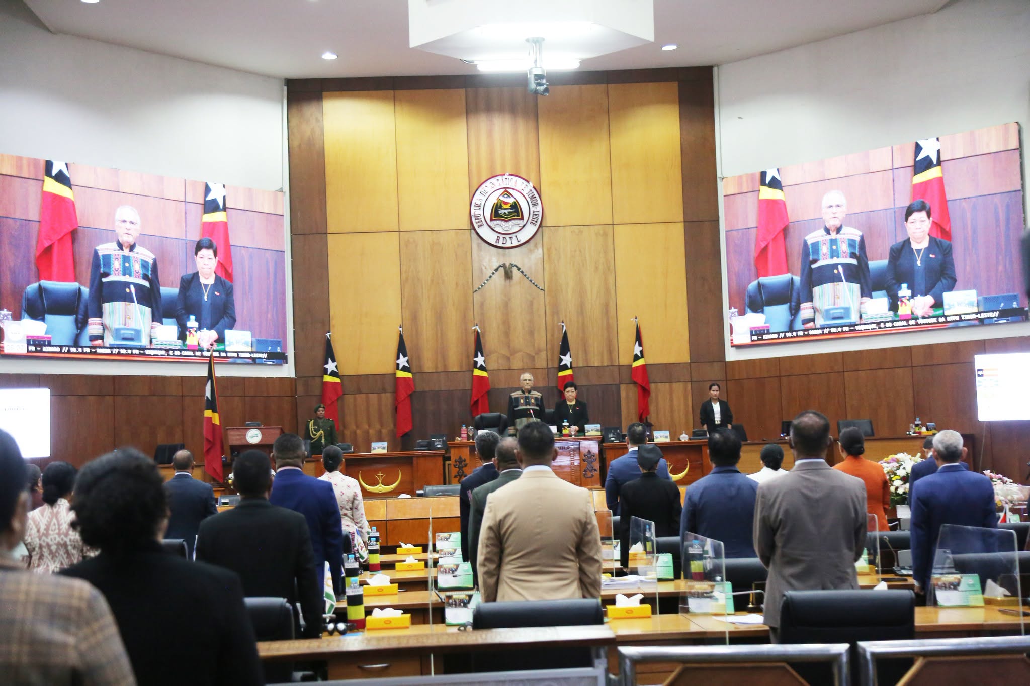 O Parlamento Nacional realiza Sessão Solene de Abertura da Quarta Sessão Legislativa da VI Legislatura