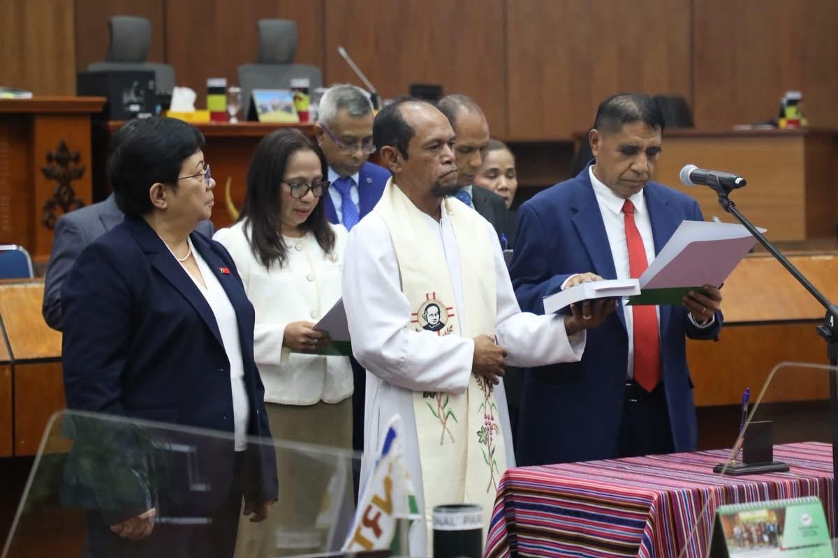 PPN fo Pose ba Presidente no Membru CNE Foun ba Mandatu Tinan Lima nian