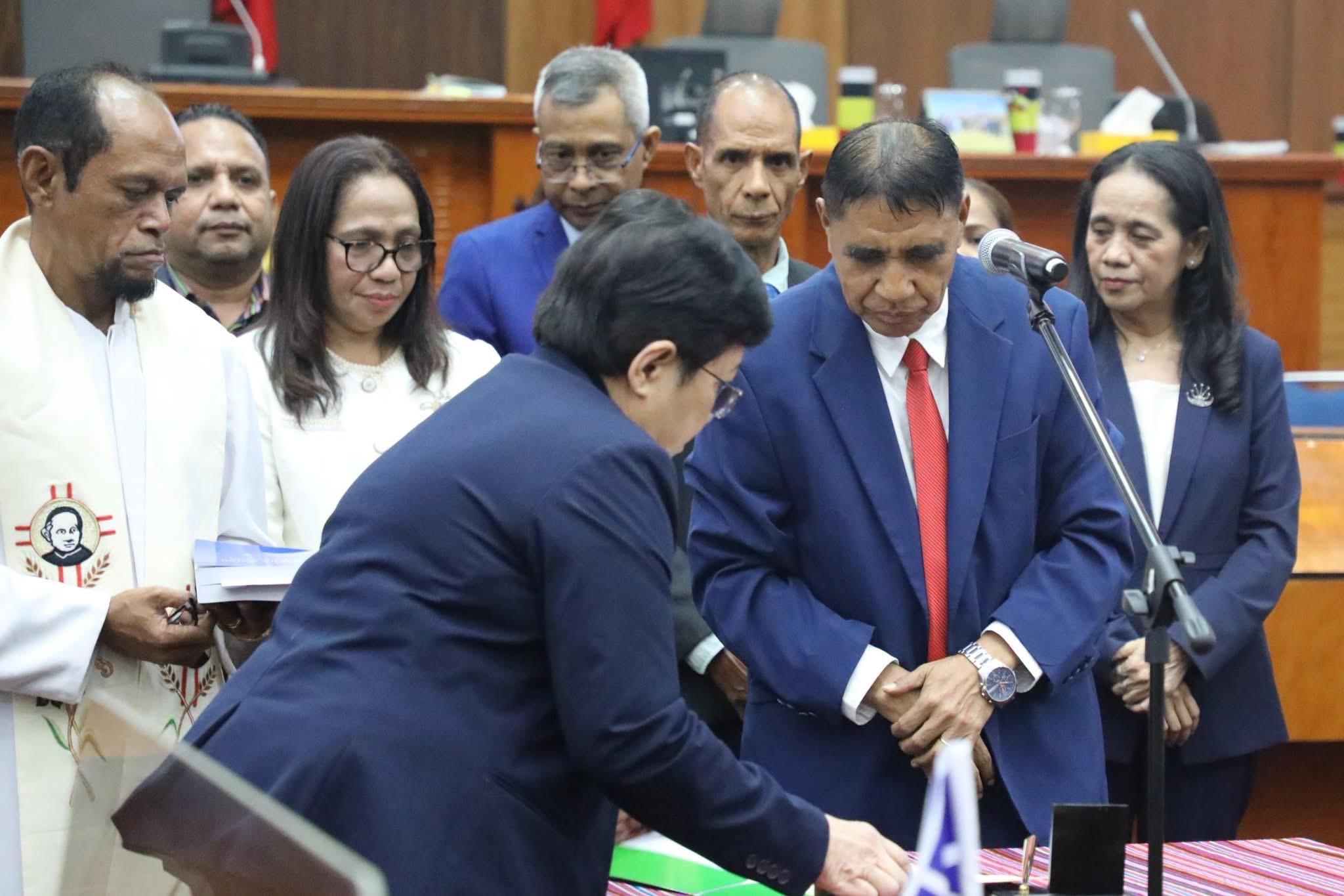 PPN fo Pose ba Presidente no Membru CNE Foun ba Mandatu Tinan Lima nian